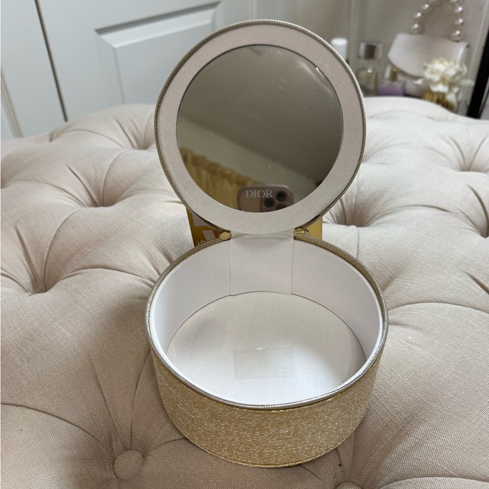 Dior Gold Textured Watch Case with Charm - Picture 2 of 8